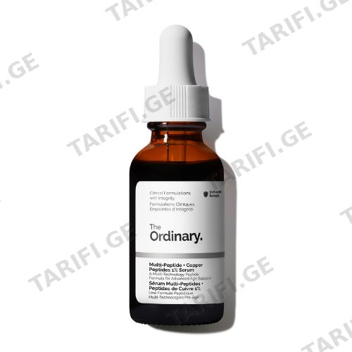 ორდინარი - სახის შრატი Multi-Peptide + Copper Peptides 1% 30მლ