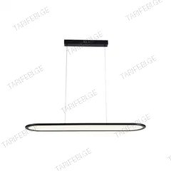 ჭაღი LED V-TAC 24W 3000К 3000Lm შავი ფერი 10046
