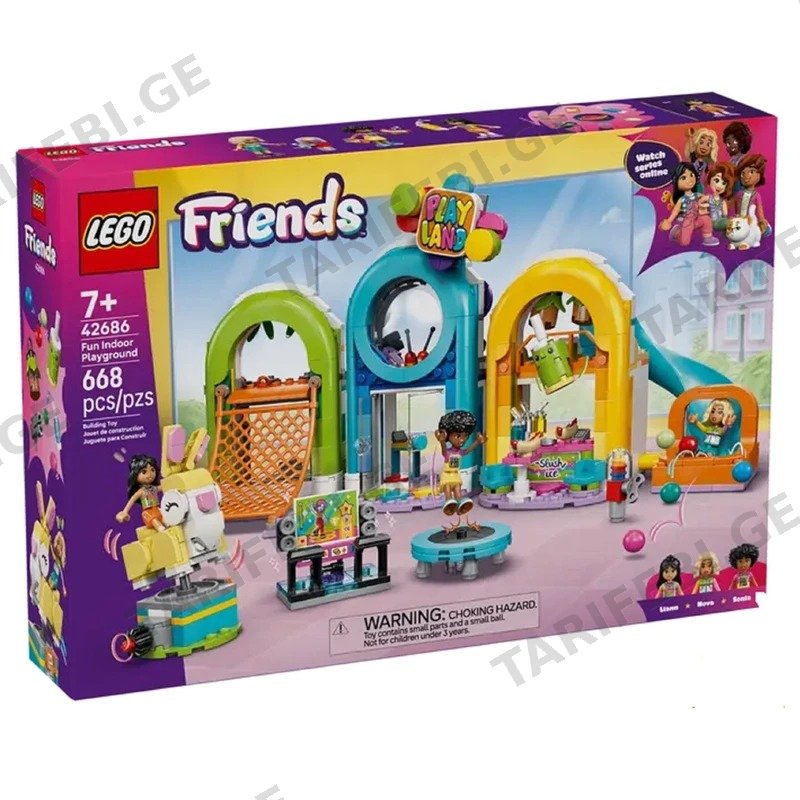 სათამაშო კონსტრუქტორი LEGO FRIENDS 42686 დახურული სათამაშო მოედანი