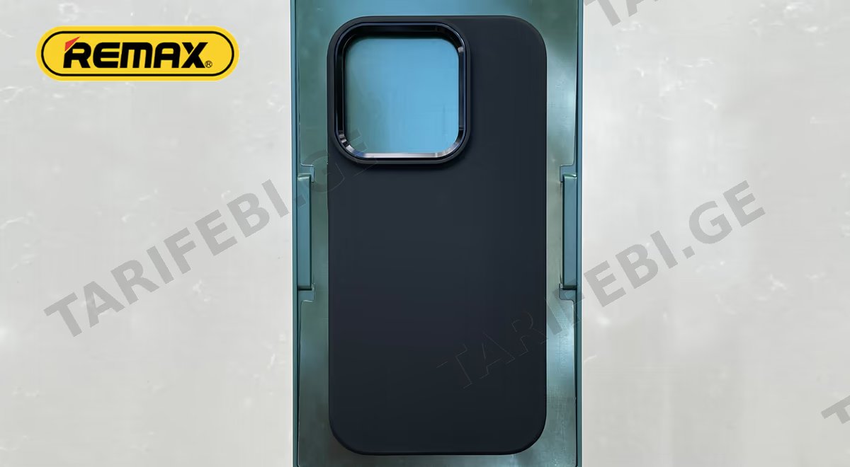 Remax Silicone Case for iPhone 14 Pro - Black