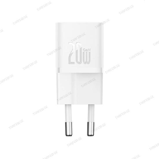 Baseus GaN5 Fast Charger mini 1C 20W EU CCGN050102 White