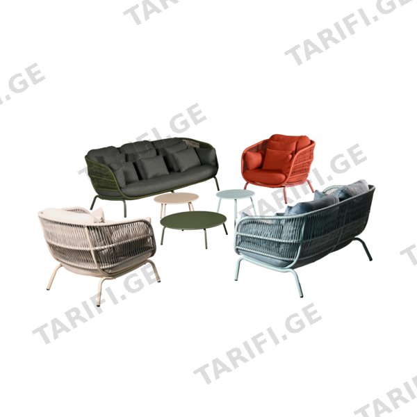 ბაღის ავეჯის კომპლექტი JM-PS-T833 Aluminium