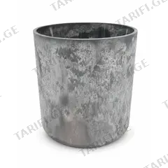 ქოთანი პლასტმასის ანტრაციტი Bright Cylinder D25.5H25