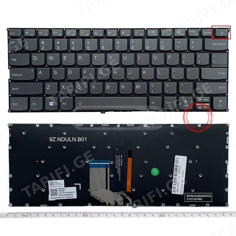 Lenovo Yoga 720-12ikb 720-13isk 720-13ikb 720-13kbr Keyboard