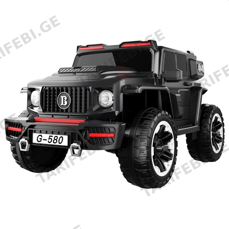 საბავშვო ელექტრო მანქანა MERCEDES G-580-B 4X4, 12V
