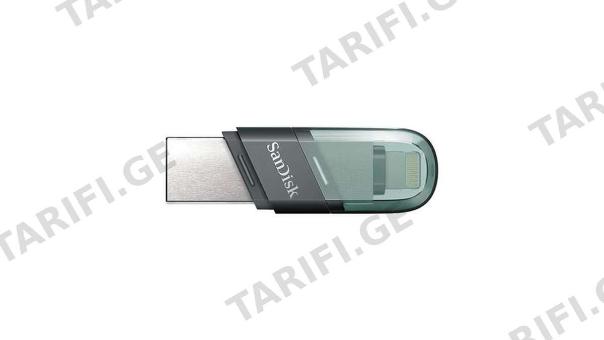 SanDisk iXpand Flash Drive Flip 256GB Type A+Lightning SDIX90N-256G-GN6NE green