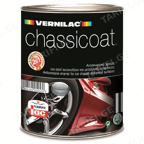 საღებავი ზეთის Vernilac Chassicoat 0.75 ლ ნაცრისფერი