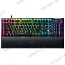 RAZER BLACKWIDOW V4 RGB BLACK სადენიანი მექანიკური კლავიატურა