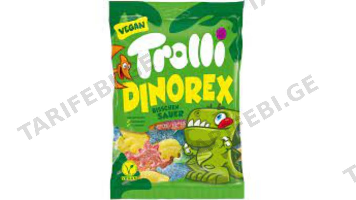 Trolli-ჟელიბონი "დინოზავრები" 100გრ