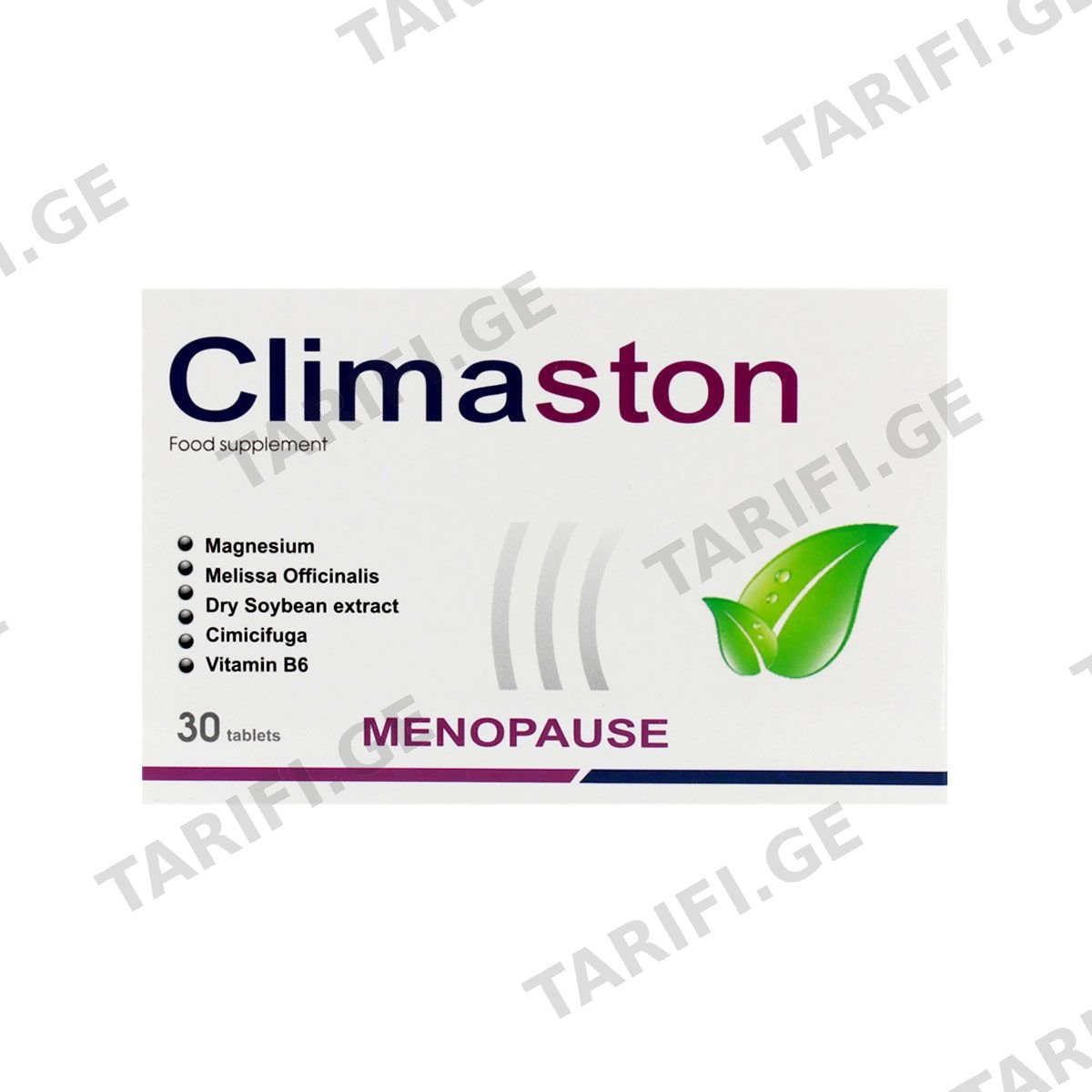 Climaston - კლიმასტონი 30 ტაბლეტი