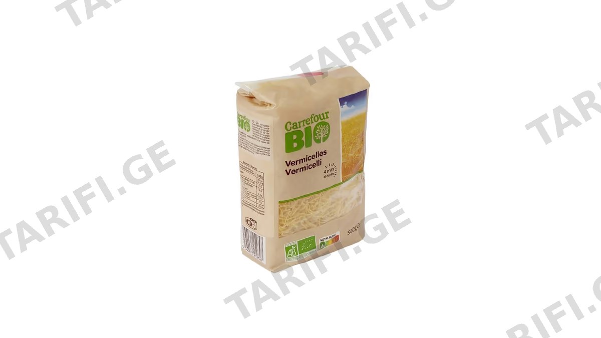 CRF BIO პასტა ვერმიშელი-500გრ