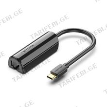 VENTION CFABB USB-C to 100M Ethernet ქსელის ადაპტერი