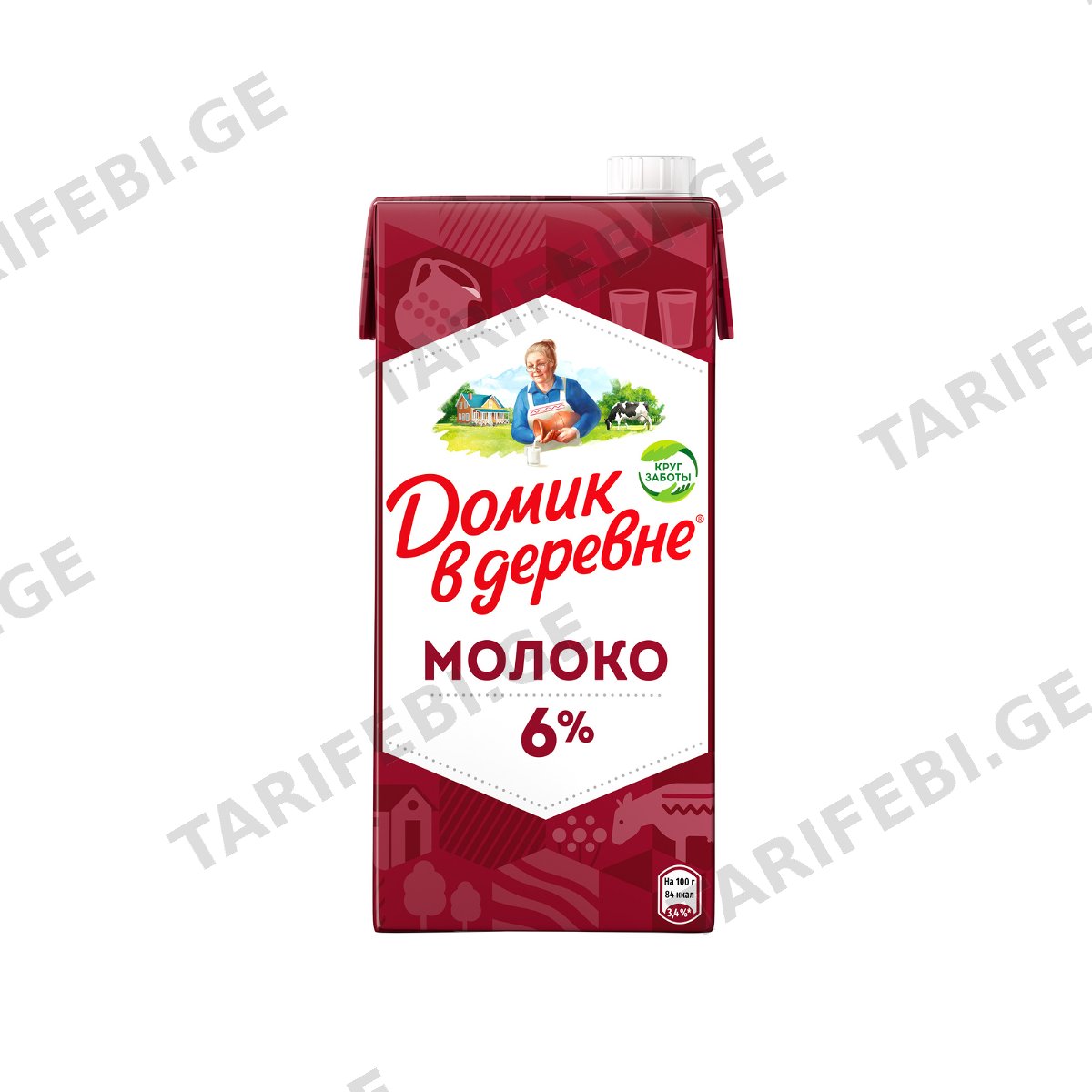 რძე "დომიკ ვ დერევნე" 6% 950მლ