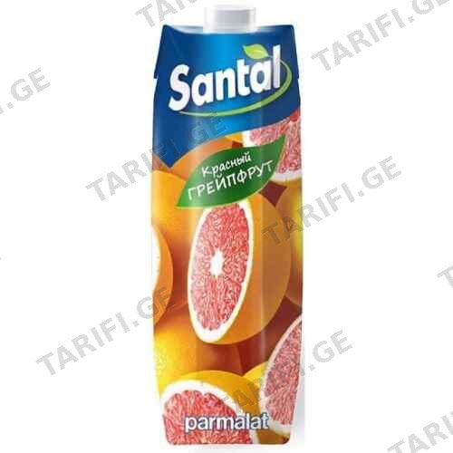 წვენი წითელი გრეიფრუტის /სანტალი/ 1ლ