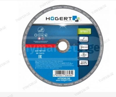 დისკი სახეხი მეტალის 10 ცალი Metal grinding discs 230x6,8x22