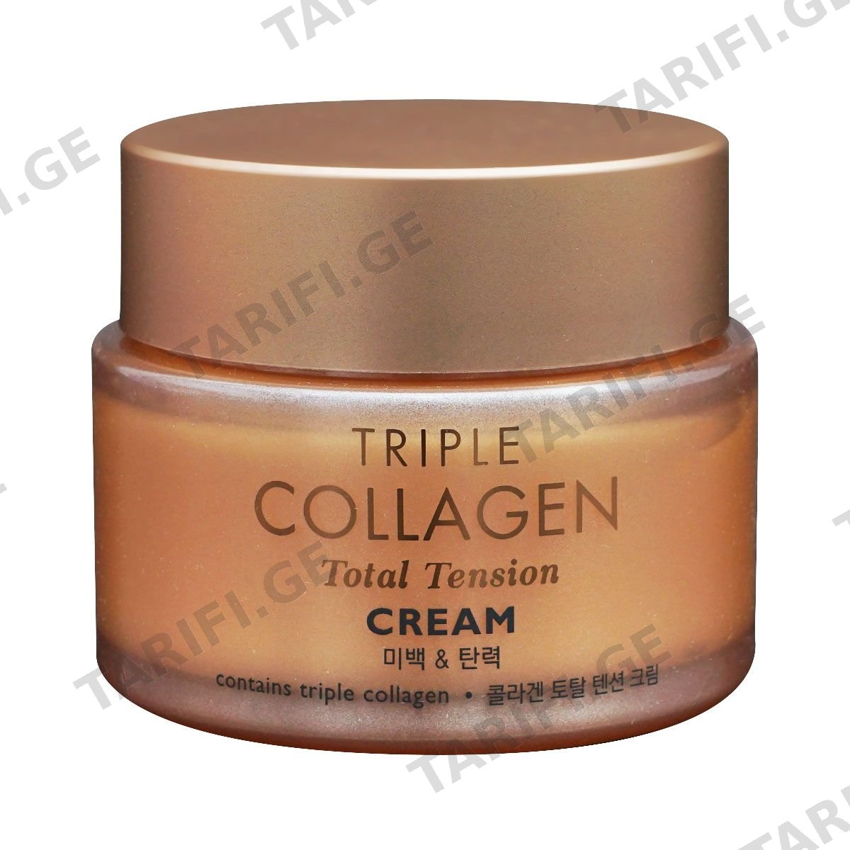 დამატენიანებელი კრემი Triple Collagen 80მლ 8610 ტონიმოლი - Tonymoly