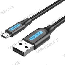 VENTION COLBF USB2.0 A Male to Micro B Male Cable 1M Black