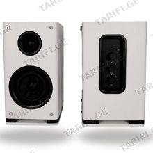 ხის უსადენო Hi-Fi Bluetooth სტერეო დინამიკი