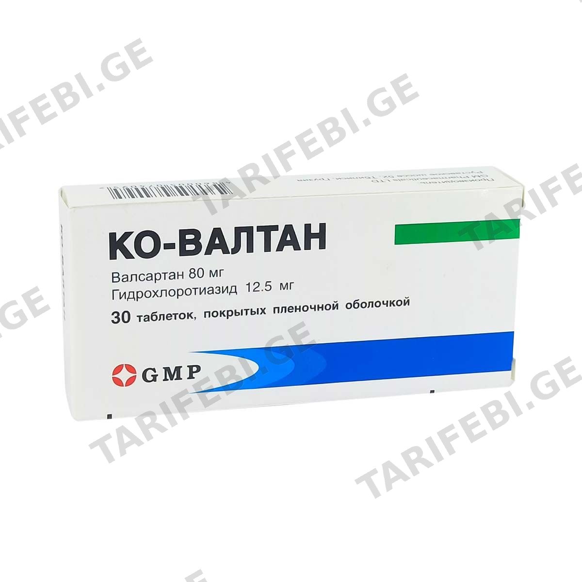 კო-ვალტანი - Co-valtan 80/12.5მგ 30 ტაბლეტი