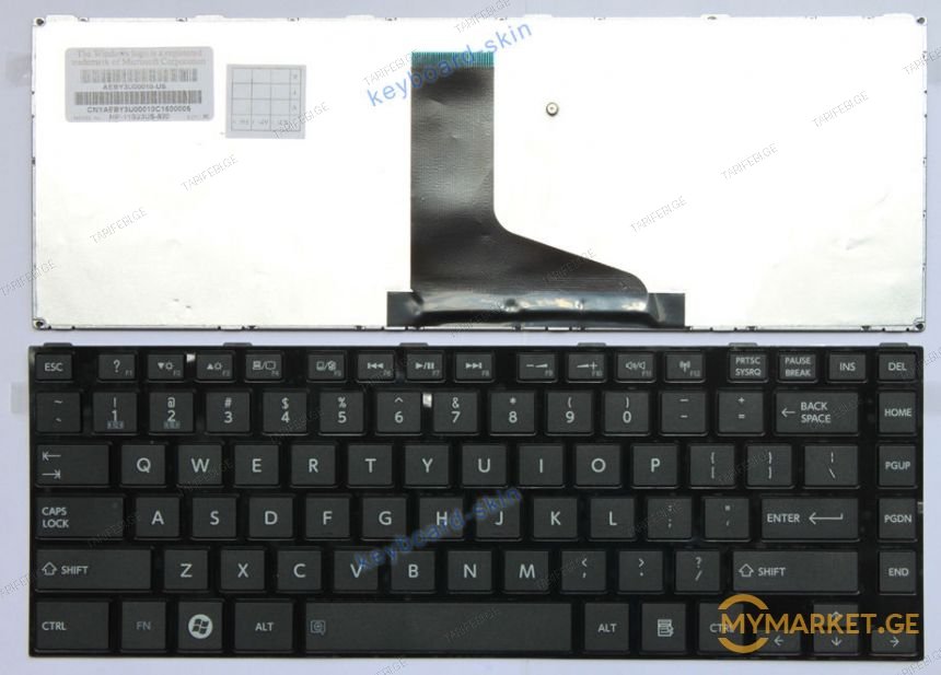 Toshiba Satellite M800 L800 L805 L830 C800 Keyboard