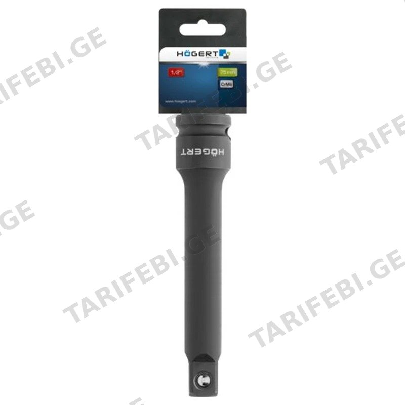 ძალისმიერი დამაგრძელებელი HOGERT HT4R304 1/2'', 125 მმ, CRMO