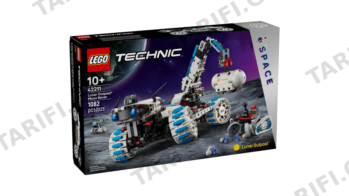 ასაწყობი კონსტრუქცია Lego 42211 Technic Lunar Outpost Moon Rover Space Vehicle, Prefabricated Construction