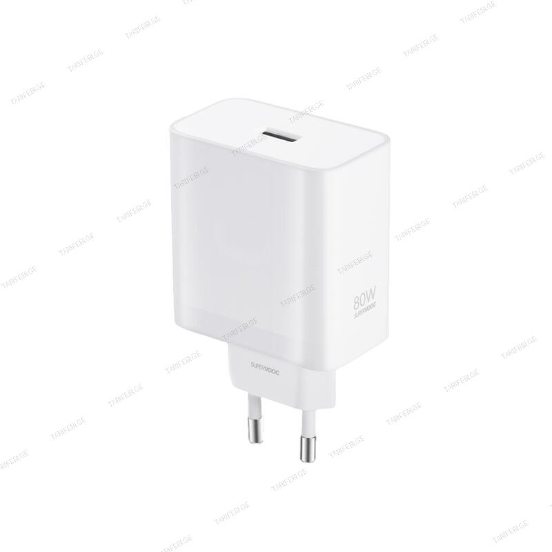 OnePlus Supervooc 80W Power Adapter White
