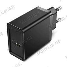 VENTION FAAB0-EU 1-port USB Wall Charger(12W) EU-Plug Black