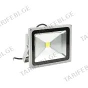 ლედ პროჟექტორი 20w 6500k IP65 Black Ledex