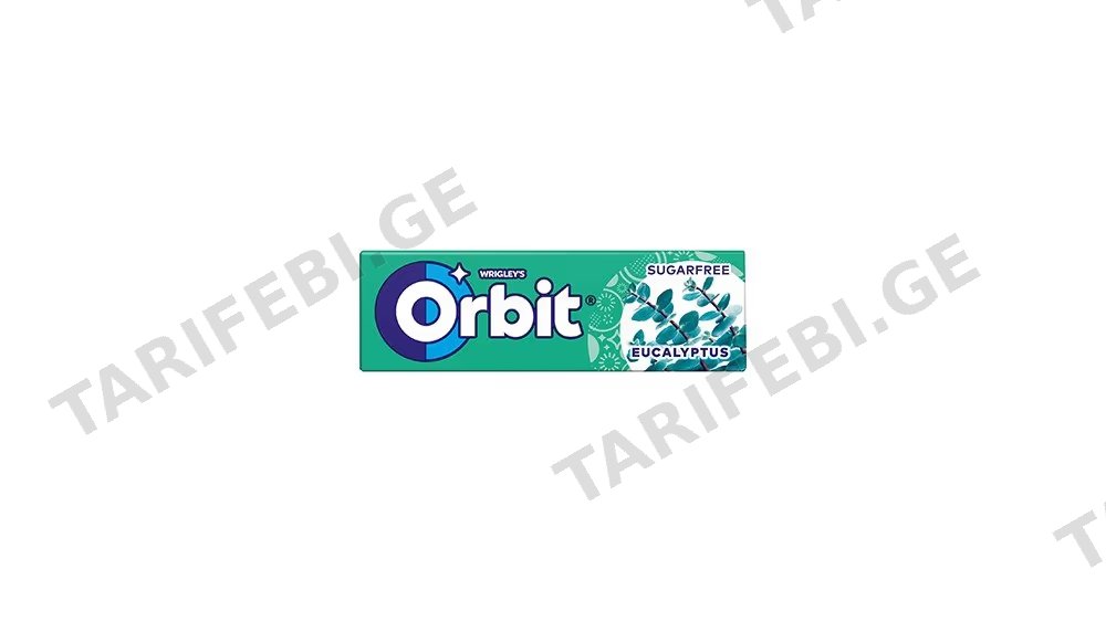 ორბიტი საღეჭი რეზინი ევკალიპტი 14გრ
