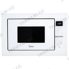 Midea MI10250GW 25ლ ჩასაშენებელი მიკროტალღური ღუმელი