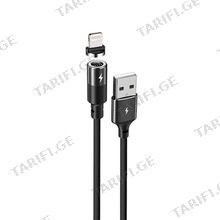 REMAX Zigie Series Magnet Connection Data Cable RC-102i Black