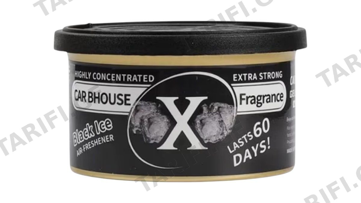 Car Bhouse X Fragrance Lavender Air Freshener - Black Ice (შავი ყინული)