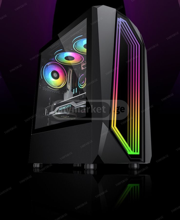 Evesky Infinite Space X5 Black and White PC Case