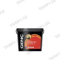 (7.5ლ) ინტერიერის საღებავი სილიკონით GENC SILICONE MATT