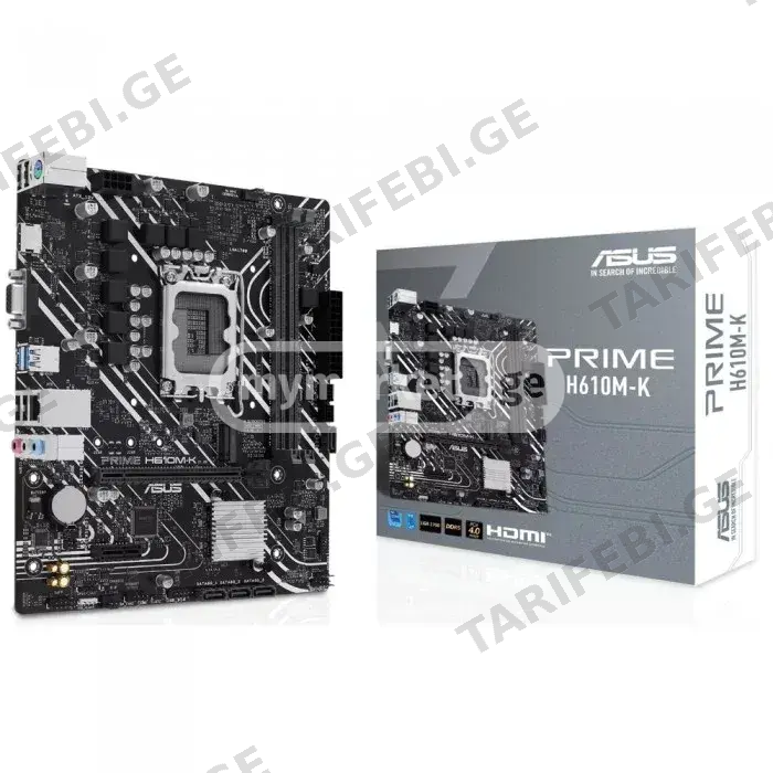 დედა დაფა - Asus PRIME H610M-K / DDR5 / LGA1700