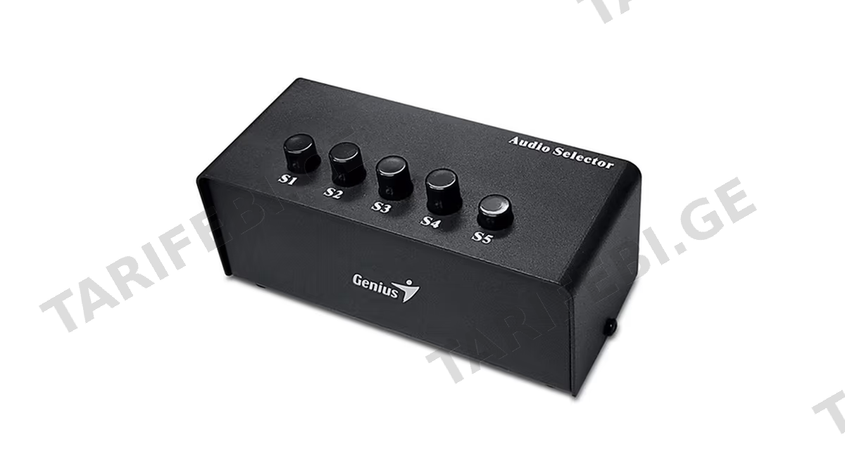 GENIUS Stereo Switching Box აუდიო გადამრთველი (2100)