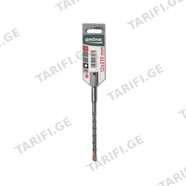 ბეტონის ბურღი 6X160 მმ ჯვარედინი SDS+ GRONE
