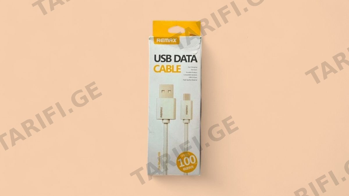 Remax USB DATA MicroUSB to USB კაბელი