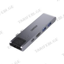 Choetech HUB-M24 7-In-2 MacBook Pro/Air USB ჰაბი