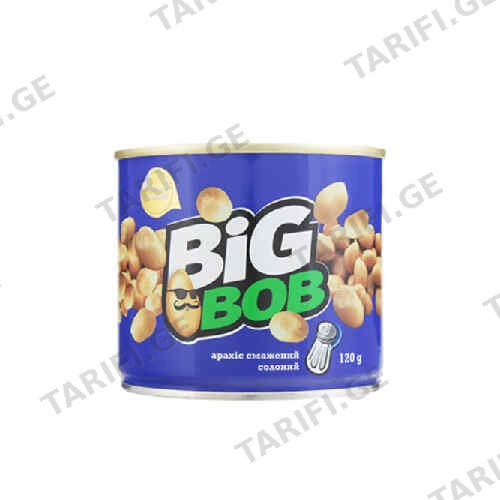 არახისი მოხალული მარილიანი BIG BOB 120 გრ