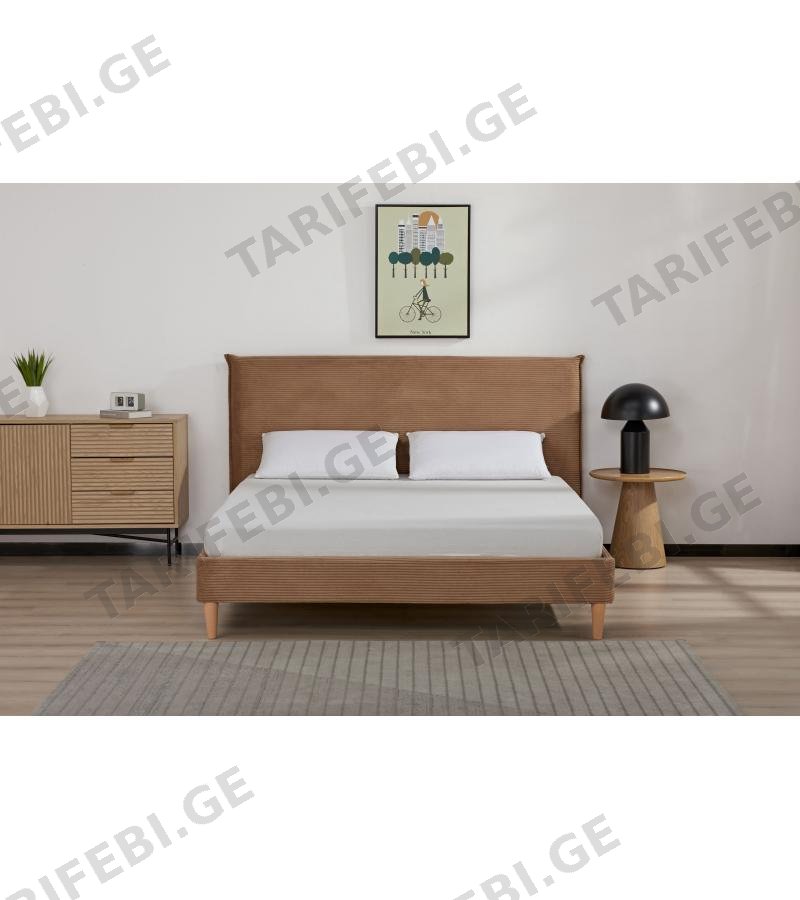 საწოლი LBED17Y-75N4 ზომა:1600*2000*870 ფერი: 3#N1-500 ORANGE