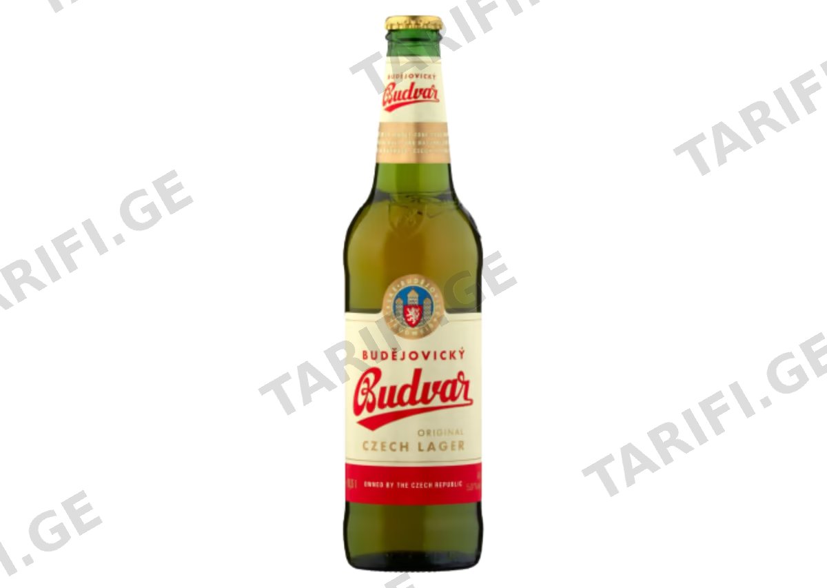 ლუდი Budweiser - 0.5L