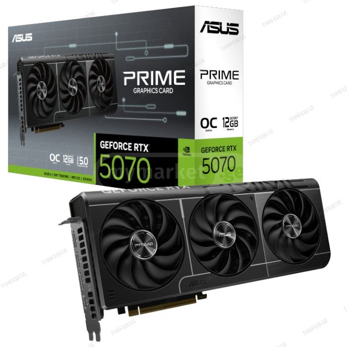 ვიდეო ბარათი ASUS PRIME GeForce RTX5070 OC 12GB