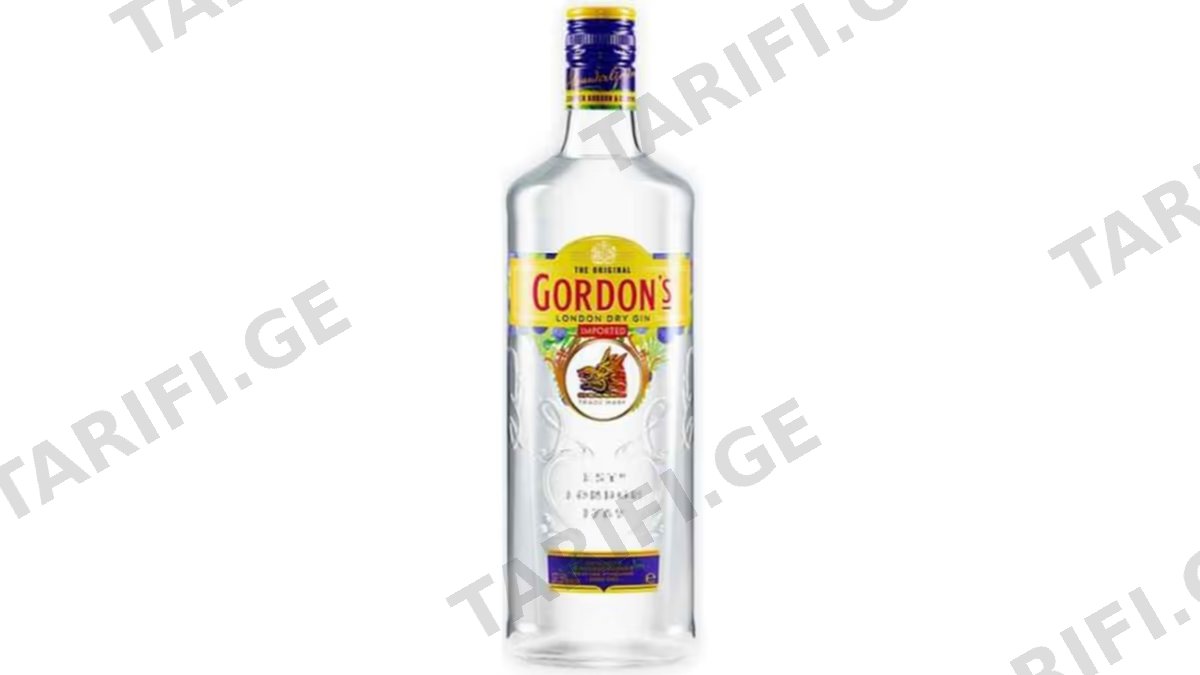 GORDON"S-ჯინი "გორდონსი" 43% 1ლ