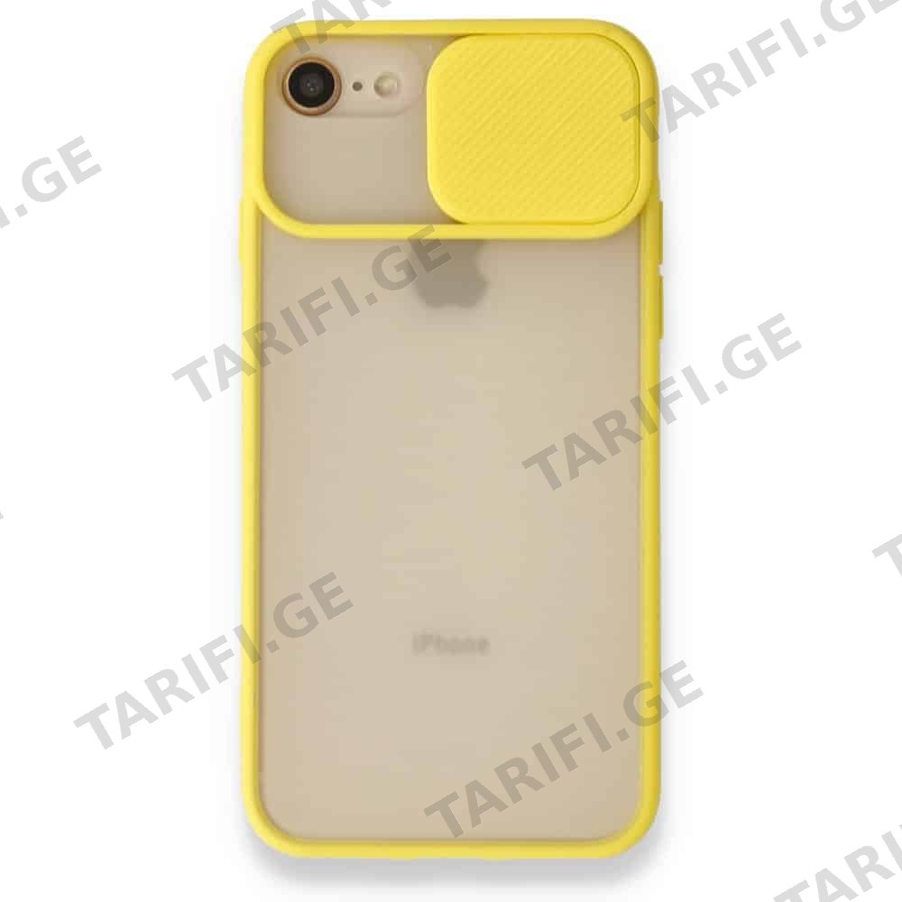 iPhone SE 2020 Palm Camera Sliding Silicone Case კამერის დაცვით ქეისი