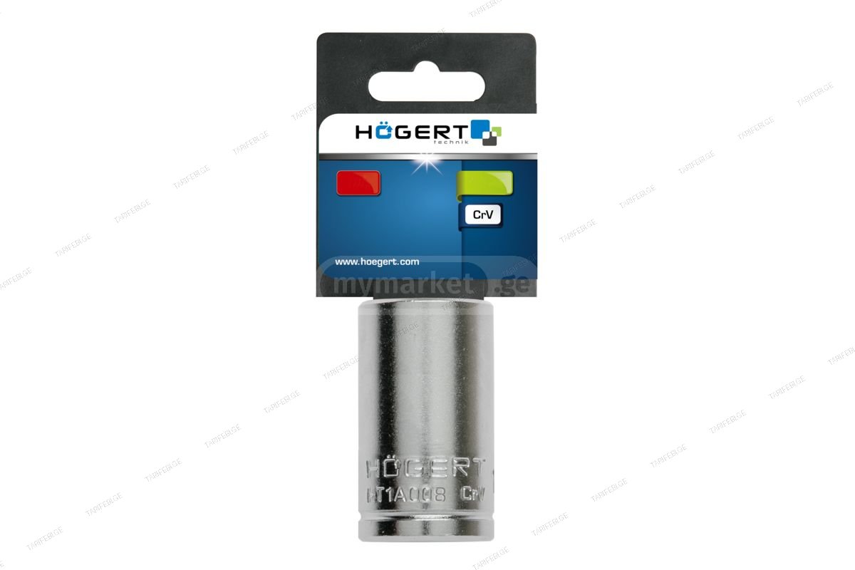 HT1A008 თავაკი 1/4", hexagon metric, 8 mm, CrV50BV30, D