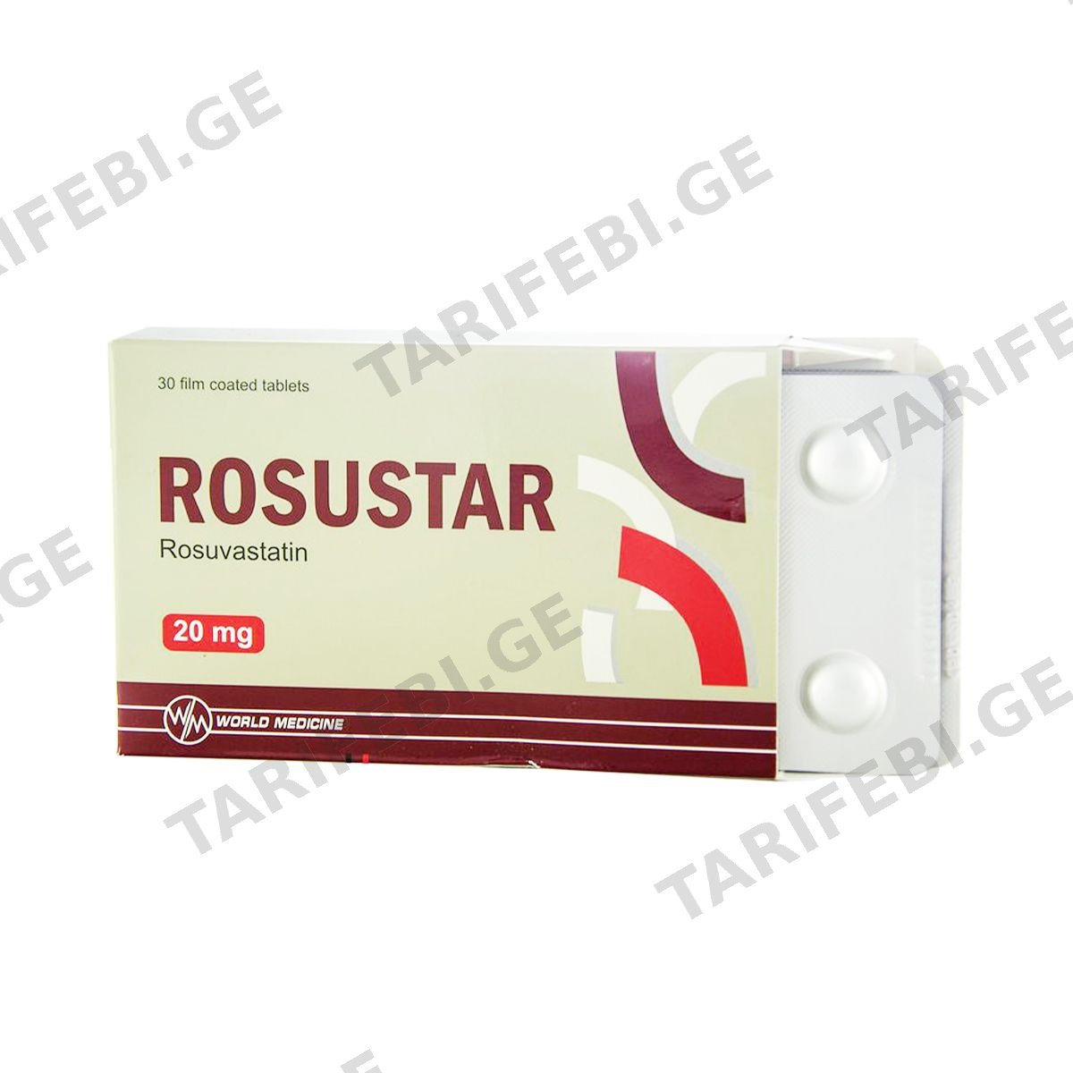 როსუსტარი - Rosustar 10მგ 30 ტაბლეტი