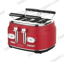 Westinghouse 4 Slice Toaster Red ტოსტერი