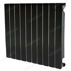 რადიატორი ალუმინის Leeya HF-500PTW Black 500 მმ